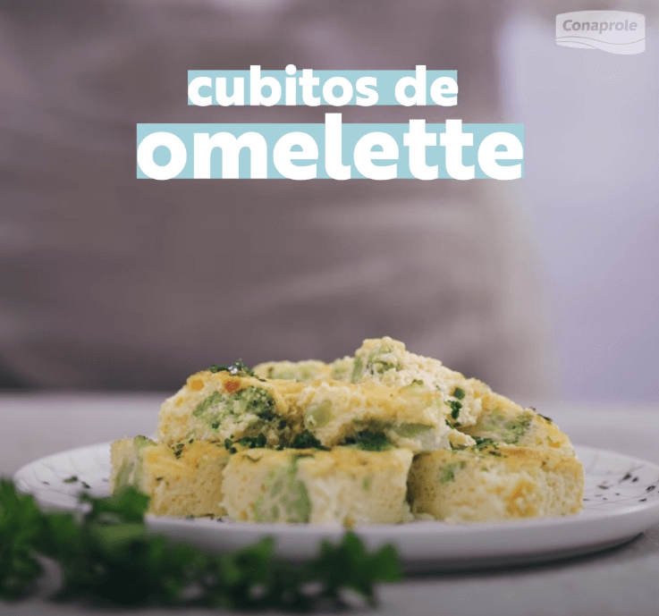 Cubitos de omelette