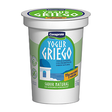 Yogur Griego sin azúcar sabor natural